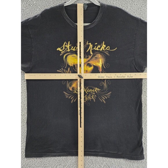 Stevie Nicks Shirt Mens XL 24 Karat Gold 2016 Tour Concert T Shirt Music Band - Picture 6 of 6